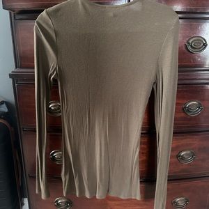 Express front lace tee- medium